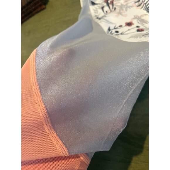 Zella High-Rise Compression Leggings In Tropical Toile Print M - Picture 8 of 10